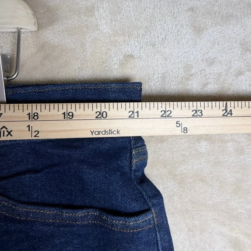 Banana Republic Tapered Fit Jeans Mens 42x34 Dark Wash Indigo Stretch Denim